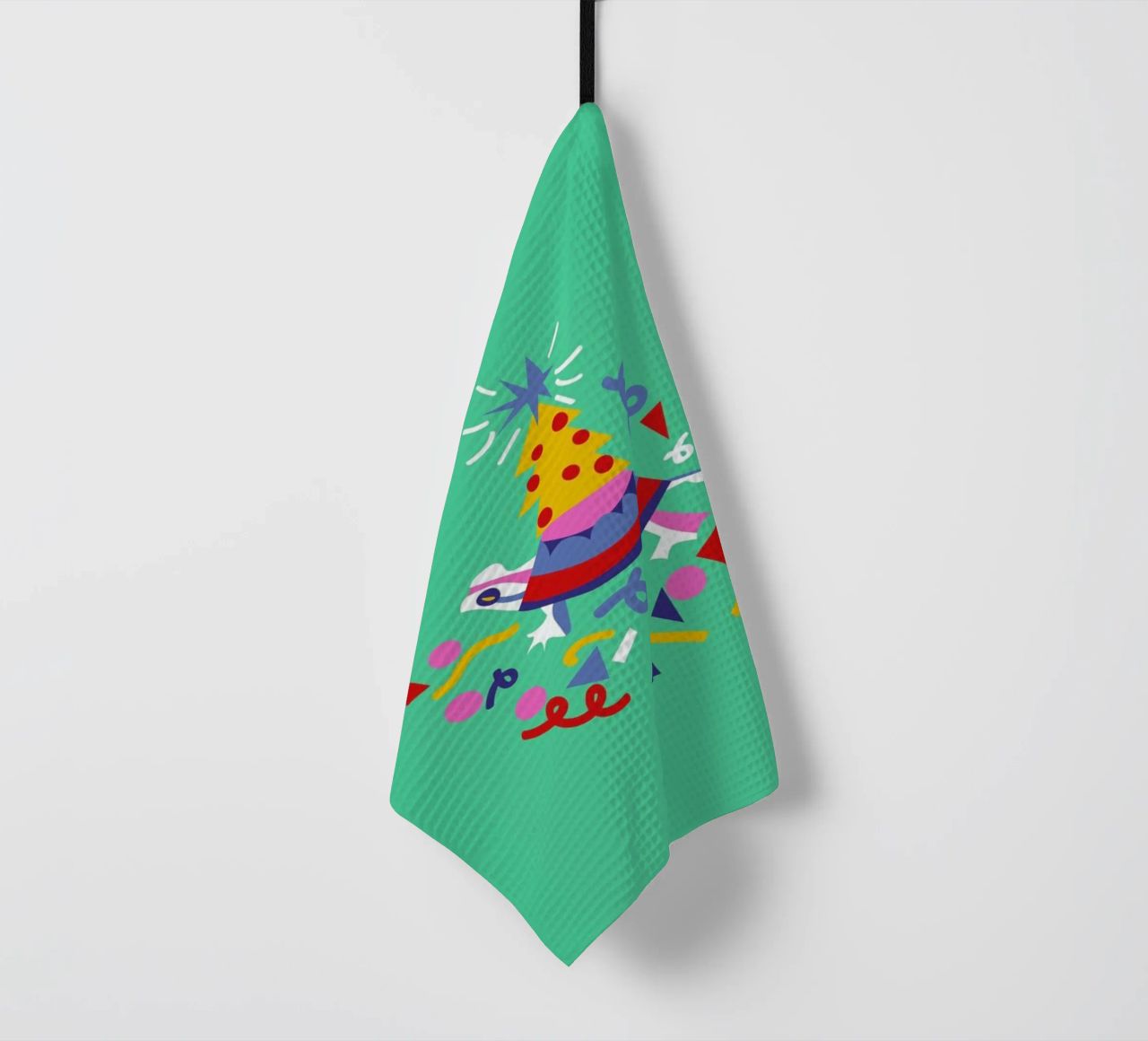 Turtle on Christmas torchon de Mariery Young