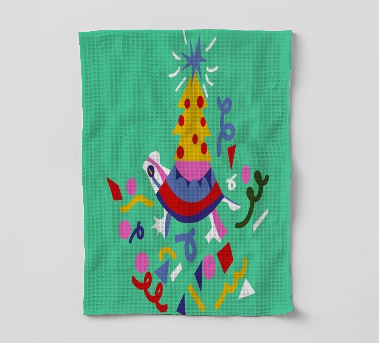 Turtle on Christmas torchon de Mariery Young