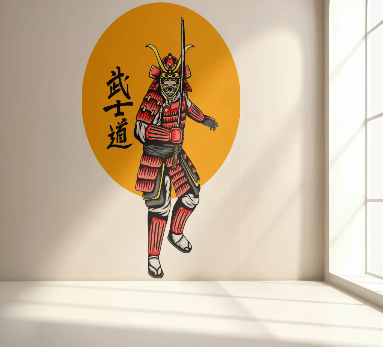 Samurai Japanese Art Design photo wallpaper by nirwanaart