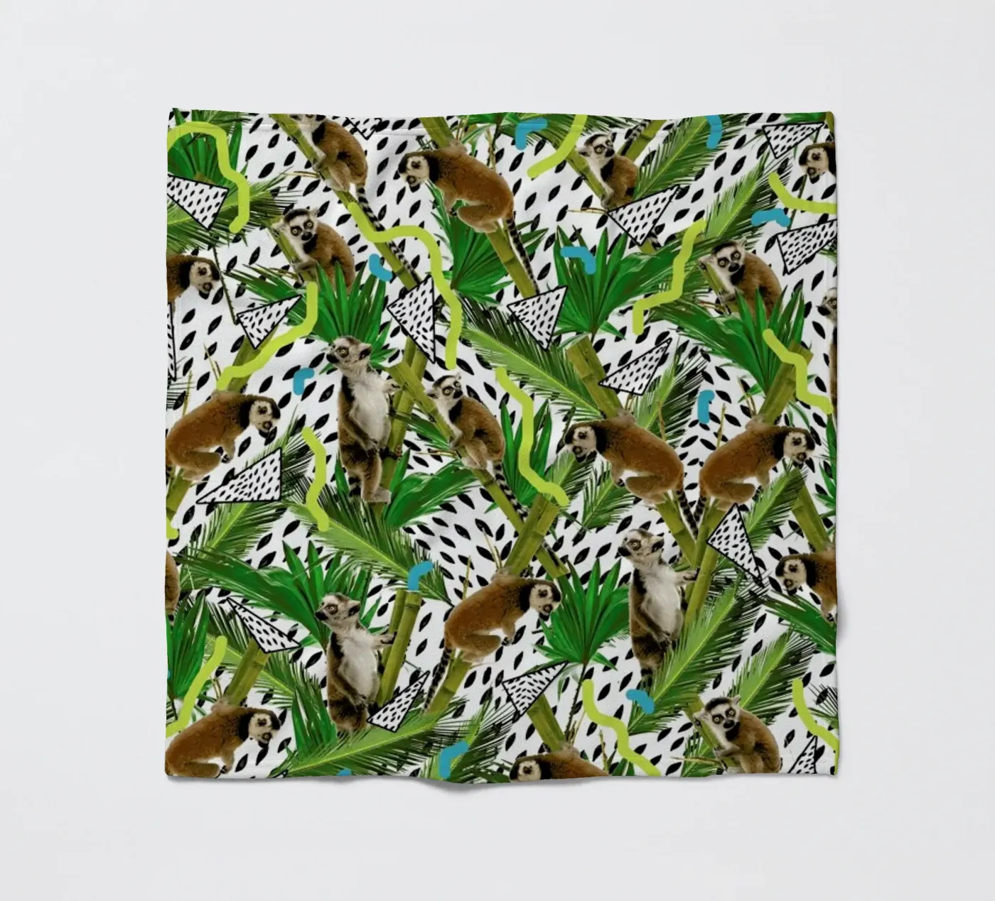 Lemur fleece blanket by Kris Tate