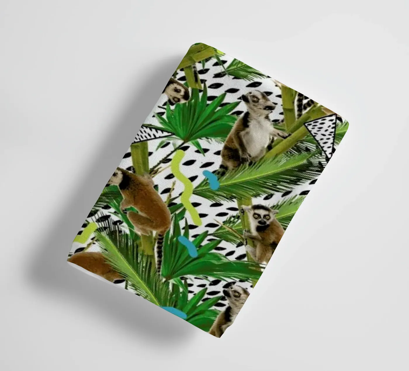 Lemur badhanddoek van Kris Tate