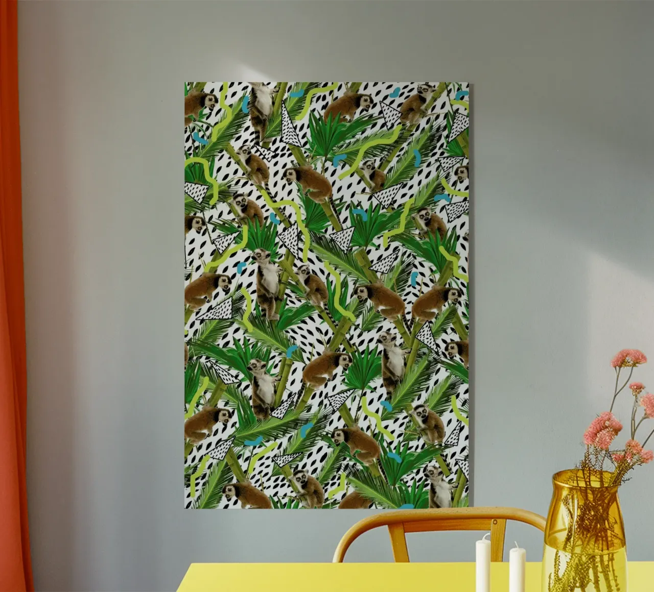 Lemur acrylic glass by Kris Tate