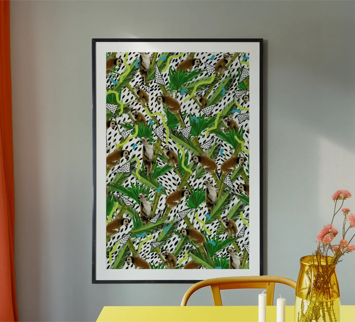 Lemur Poster von Kris Tate