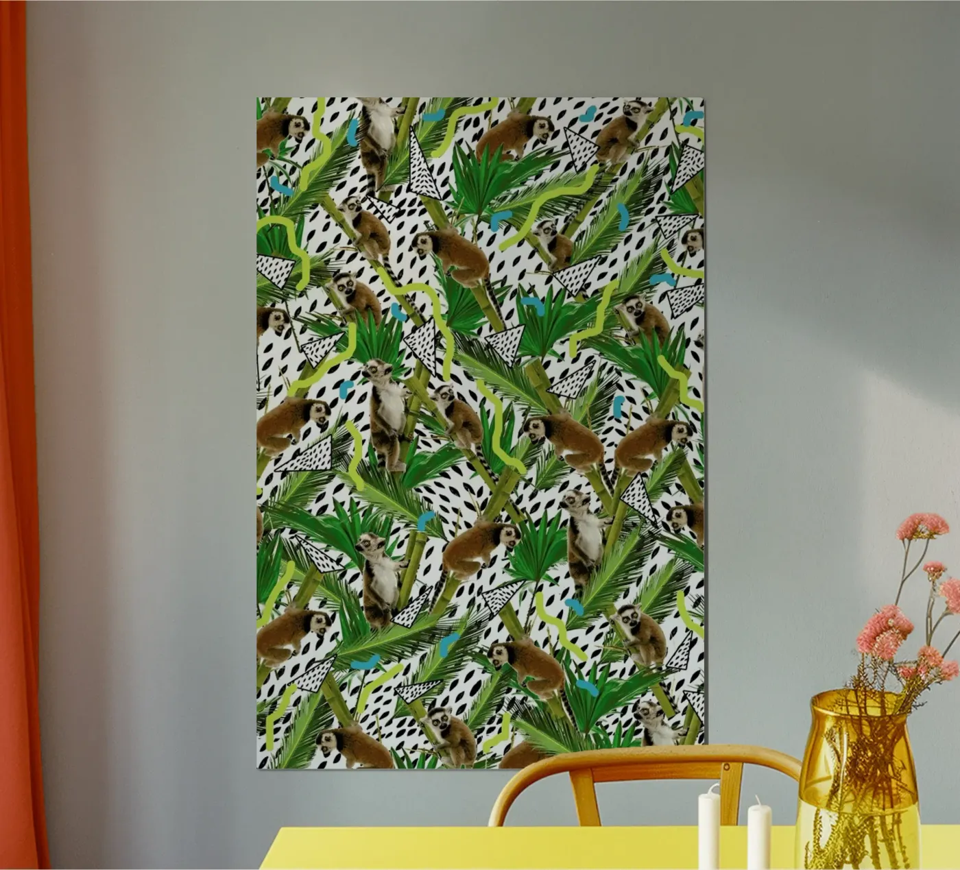 Lemur Poster von Kris Tate