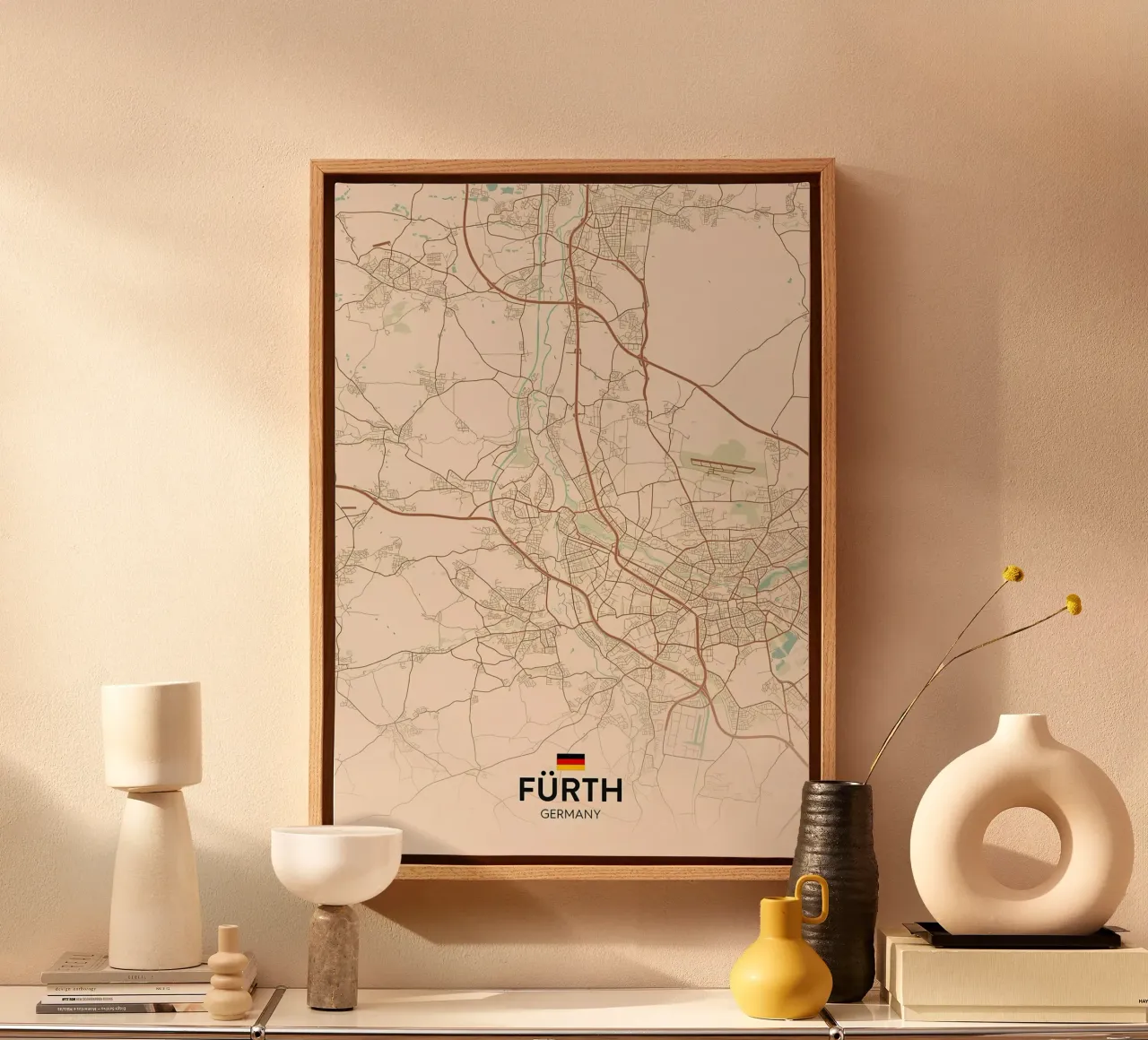 Furth DE canvas with Floater frame by Jacob W MICKELSON