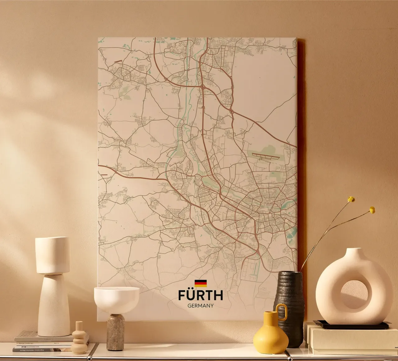 Furth DE canvas with Floater frame by Jacob W MICKELSON