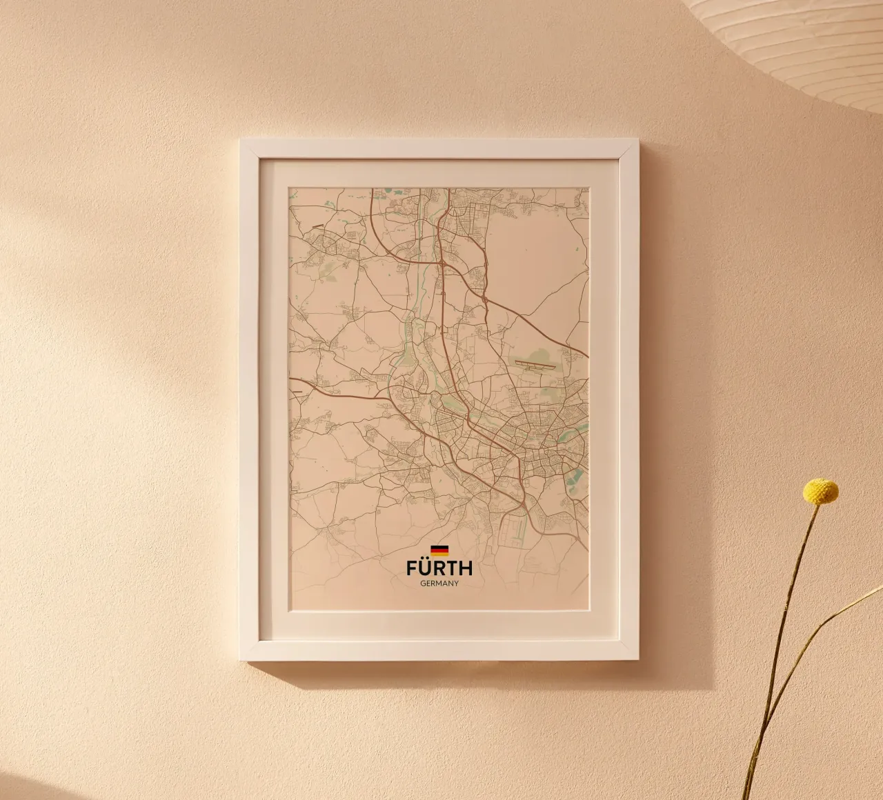 Furth DE poster con telaio in plastica da Jacob W MICKELSON