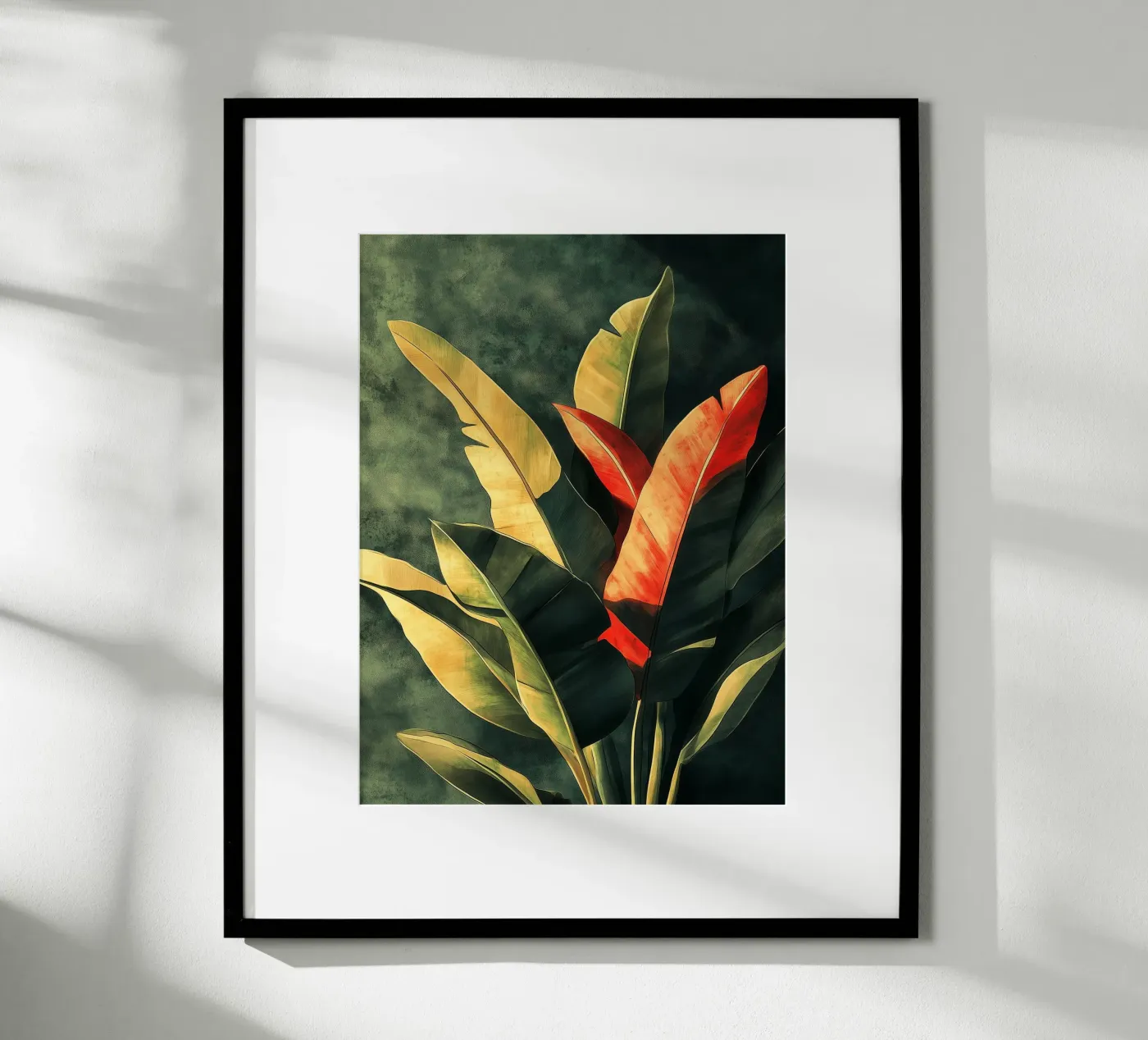 The red leaf poster by Little Things