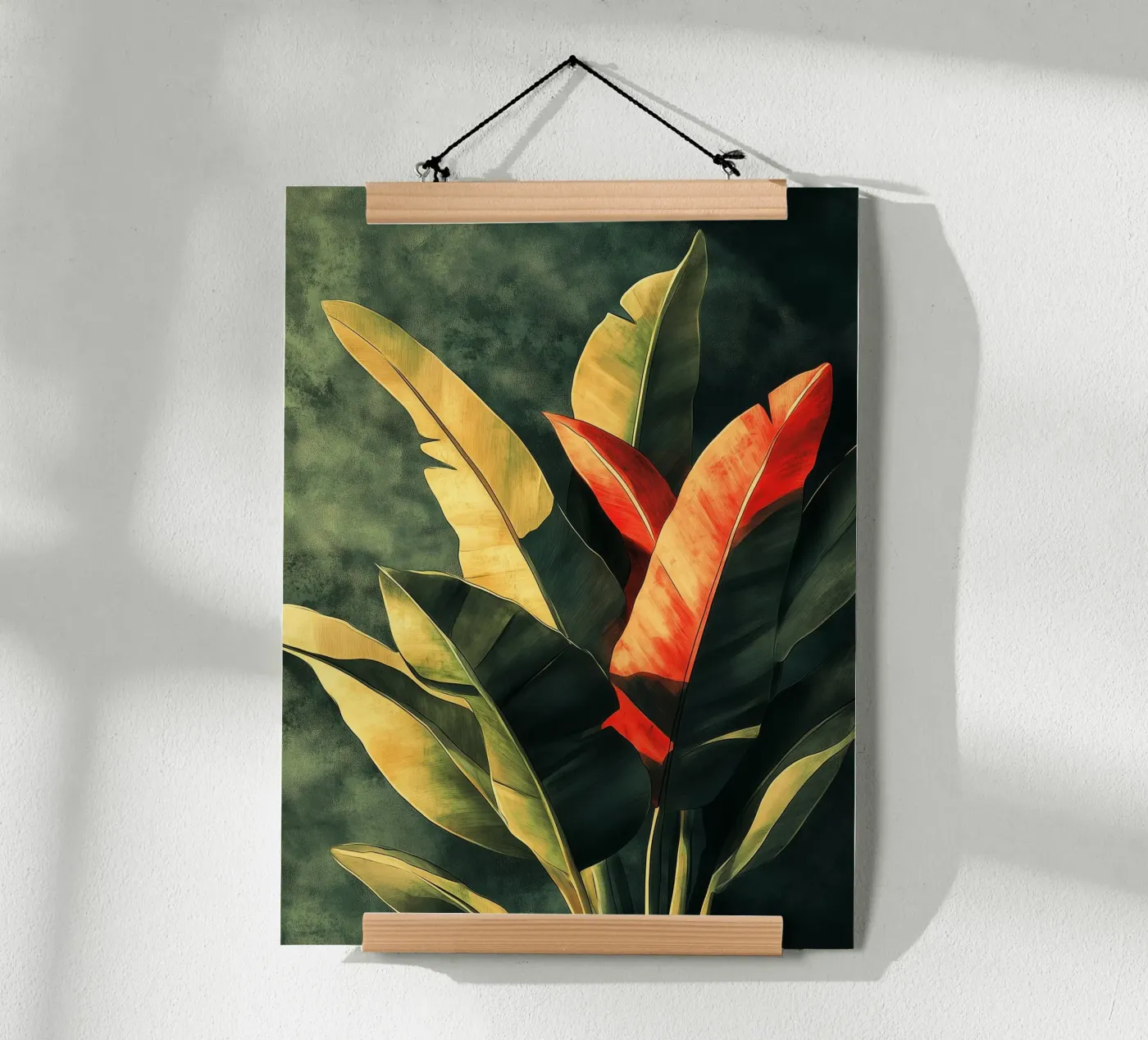 The red leaf poster by Little Things