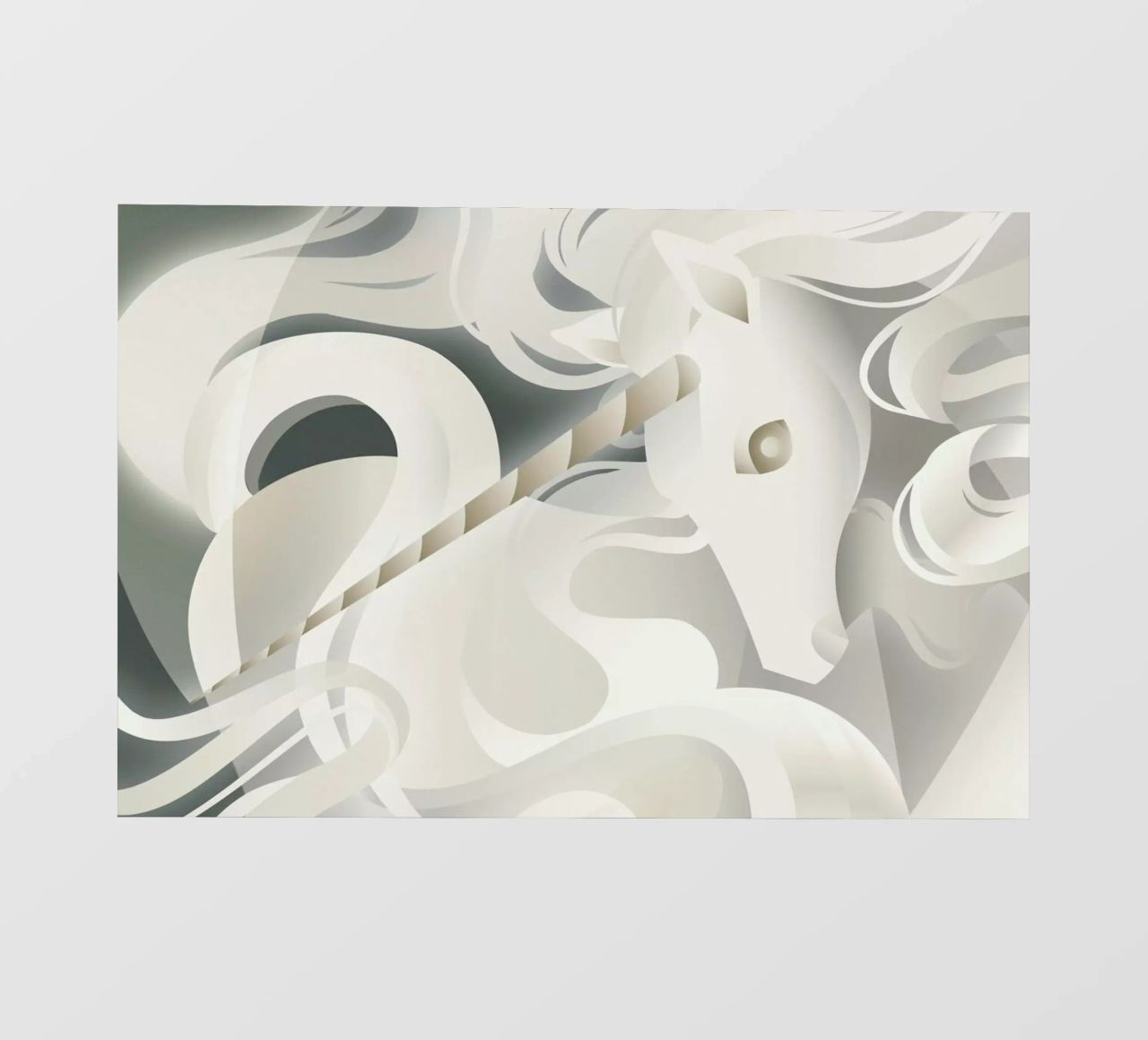Magical Unicorn telo in pvc da A Nordic Girl