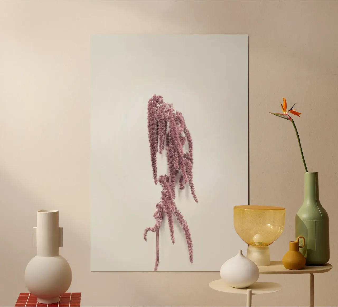 Hazelnut I poster con telaio in legno da Elena Veronese