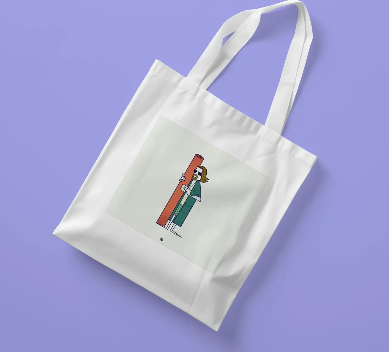 We are tide together tote bag by Ale Giorgini