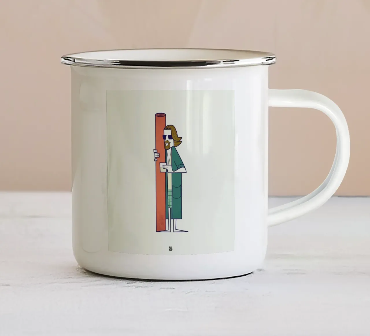 We are tide together tazza in smalto da Ale Giorgini