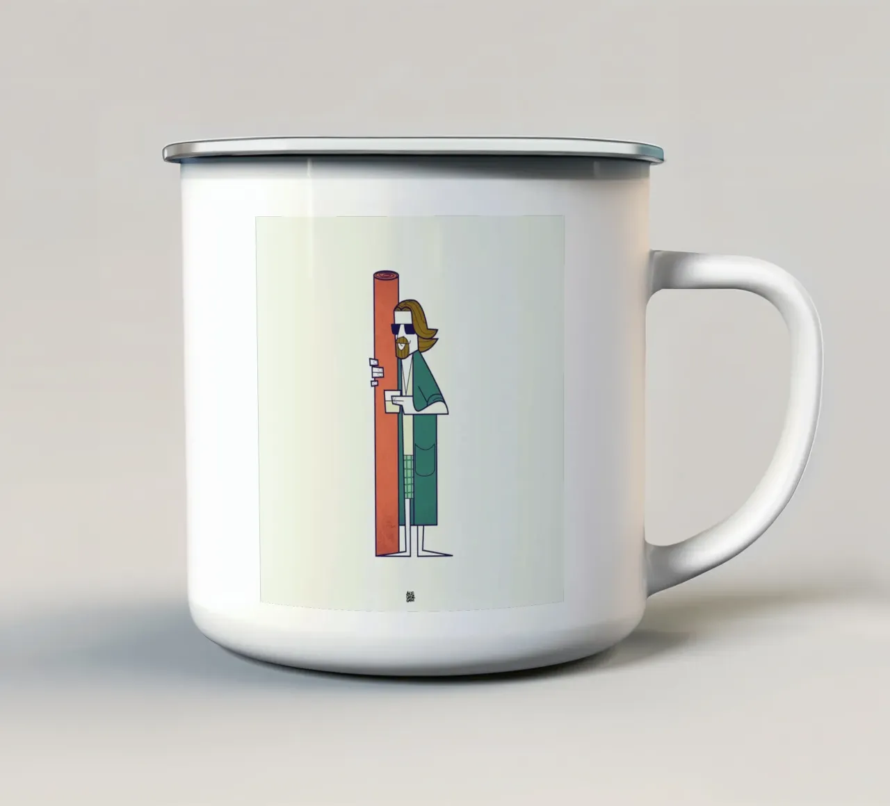 We are tide together tazza in smalto da Ale Giorgini