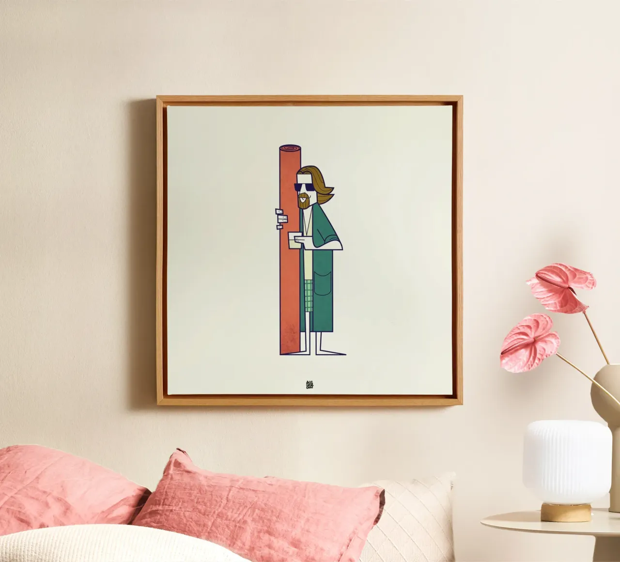 We are tide together canvas by Ale Giorgini