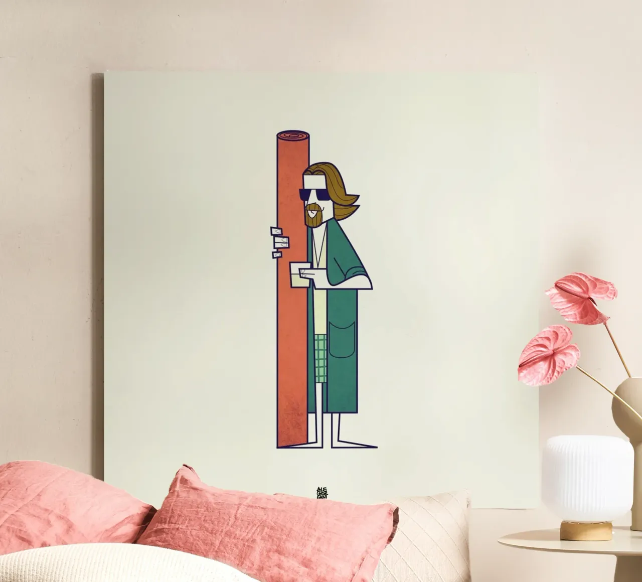 We are tide together canvas by Ale Giorgini