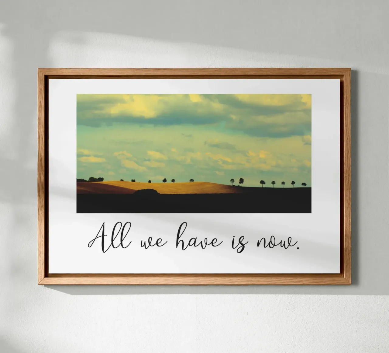 All we have is now canvas met Baklijst van maramirage