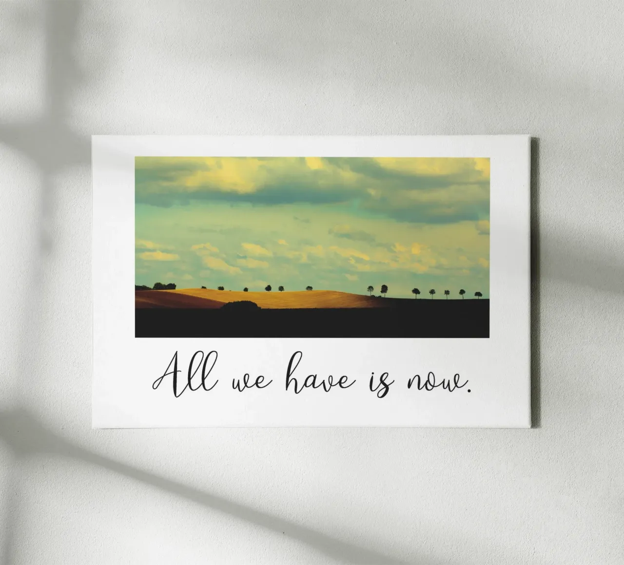 All we have is now canvas met Baklijst van maramirage