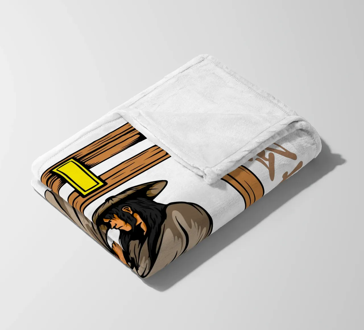 Samurai Japanese Katana Vector Art Design plaid polaire de nirwanaart