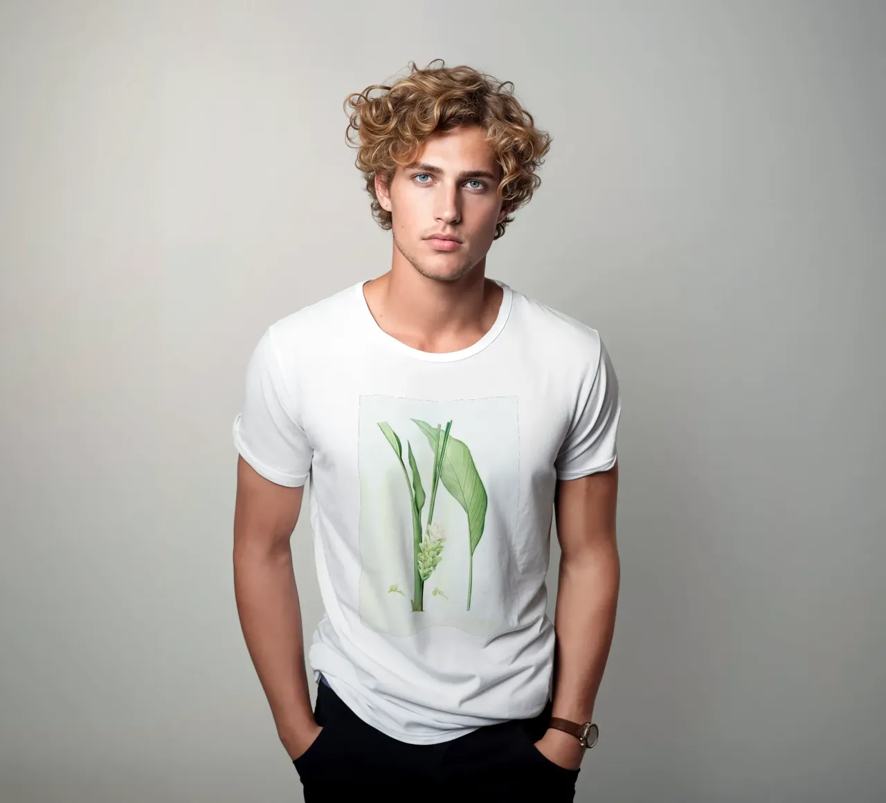 Curcuma longa, -Pierre Joseph, t-shirt da Artokoloro Quint Lox Ltd