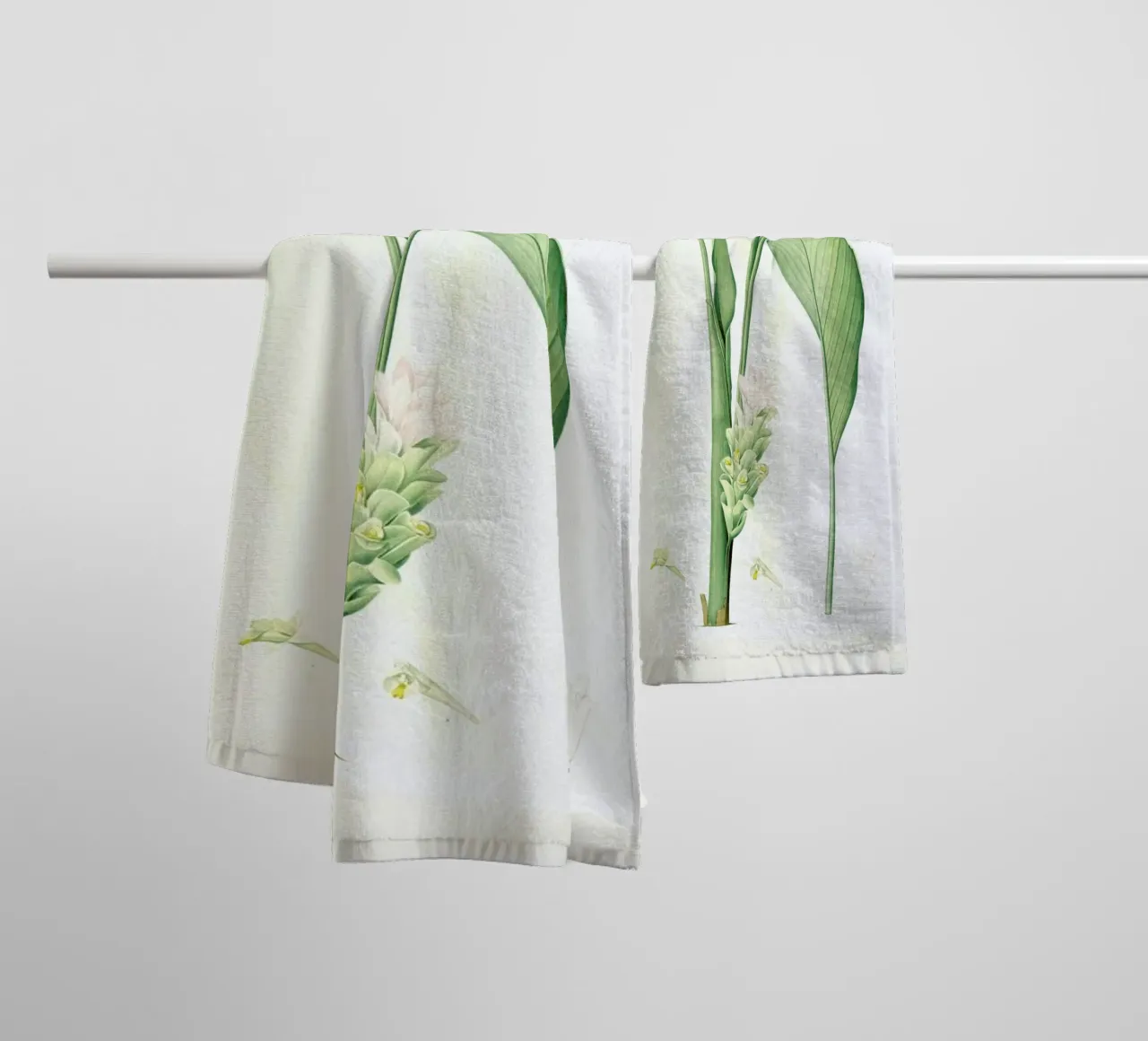 Curcuma longa, -Pierre Joseph, asciugamano da bagno da Artokoloro Quint Lox Ltd