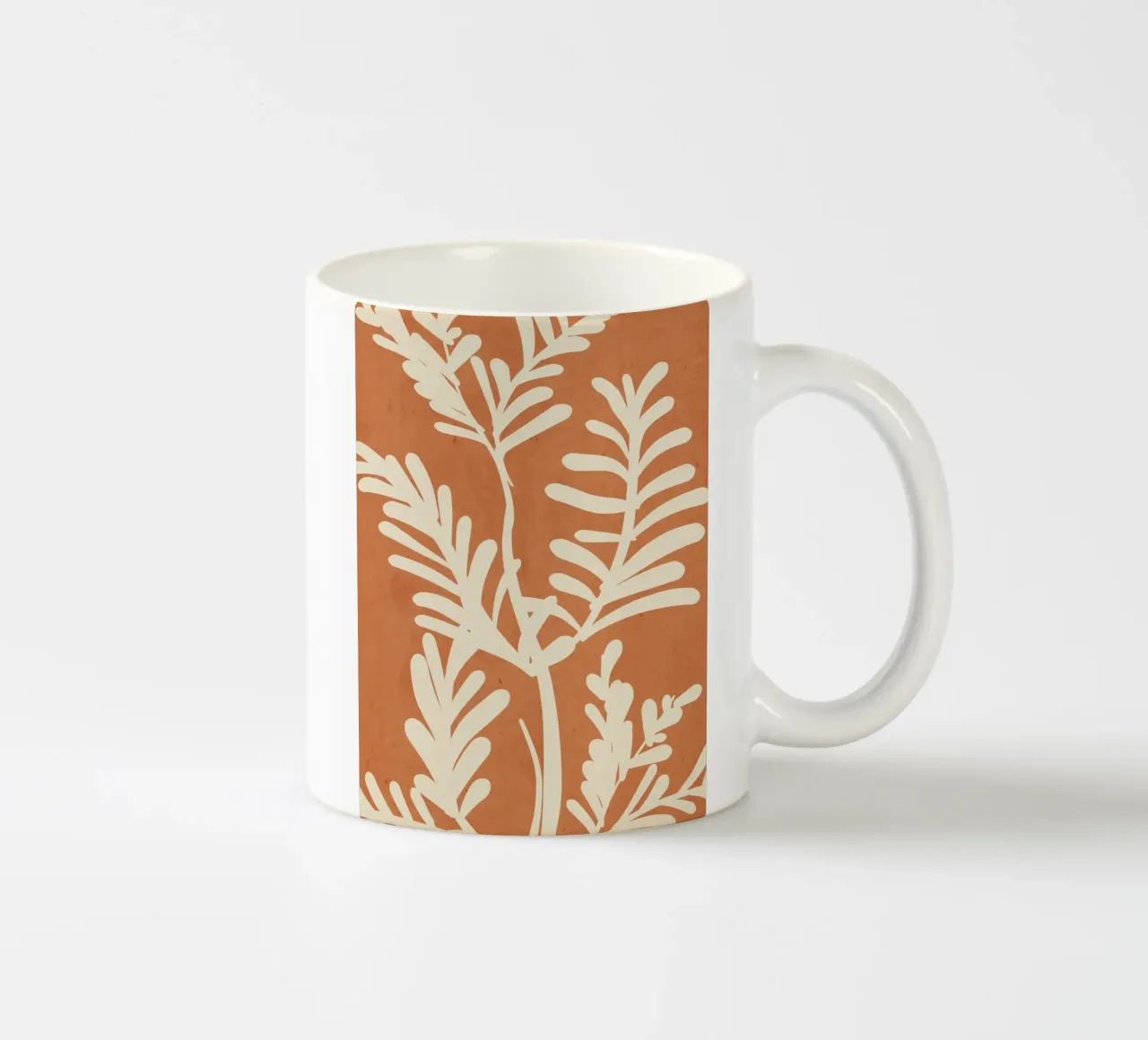 Pianta astratta minimale 6 tazza in ceramica da ThingDesign