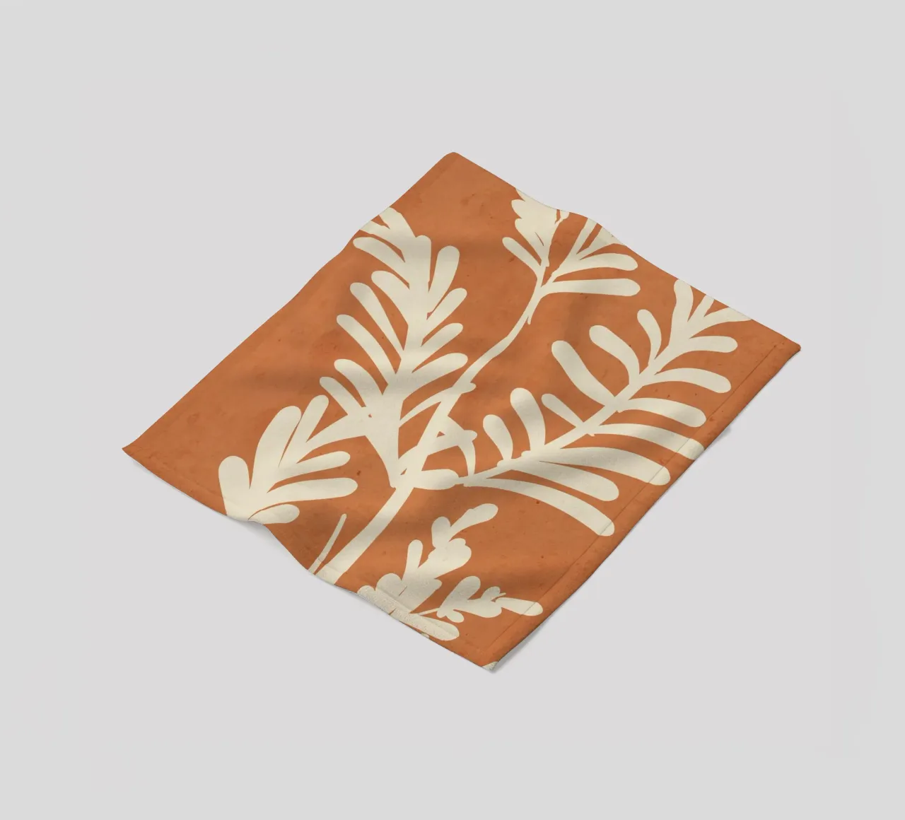 Abstract Minimal Plant 6 fleece blanket by ThingDesign