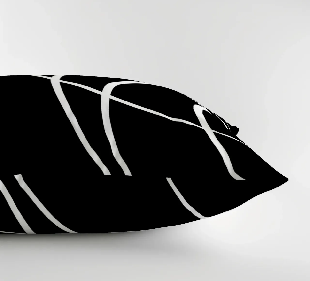 Linee bianche circolari minimaliste cuscino da MODERN NUANCE