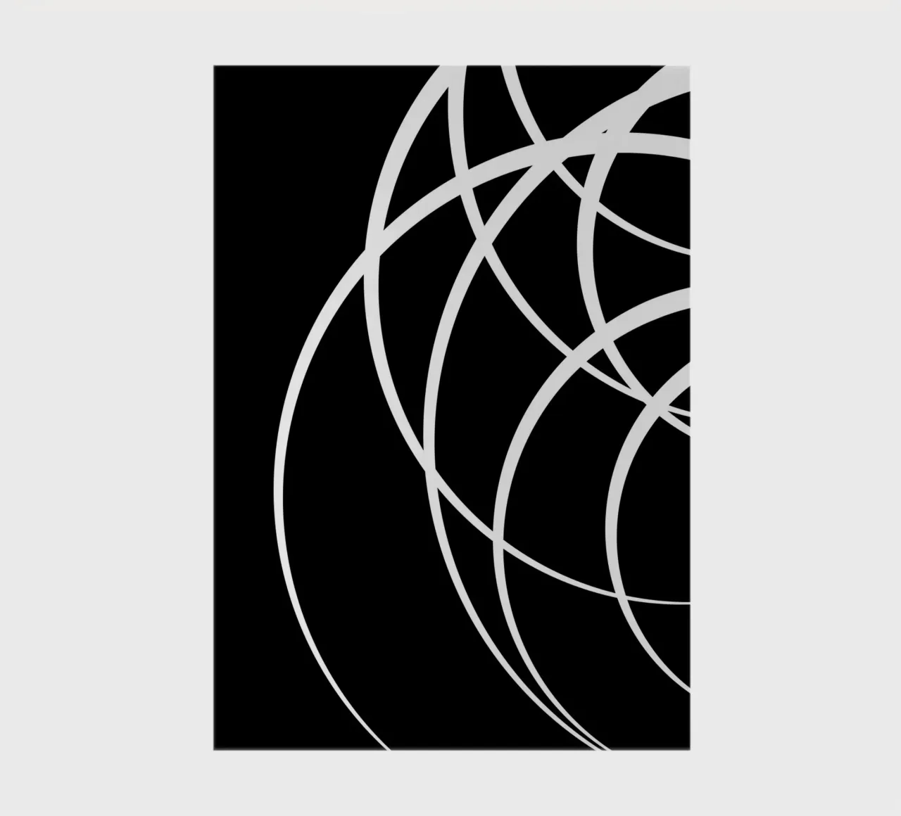 Linee bianche circolari minimaliste diario da MODERN NUANCE