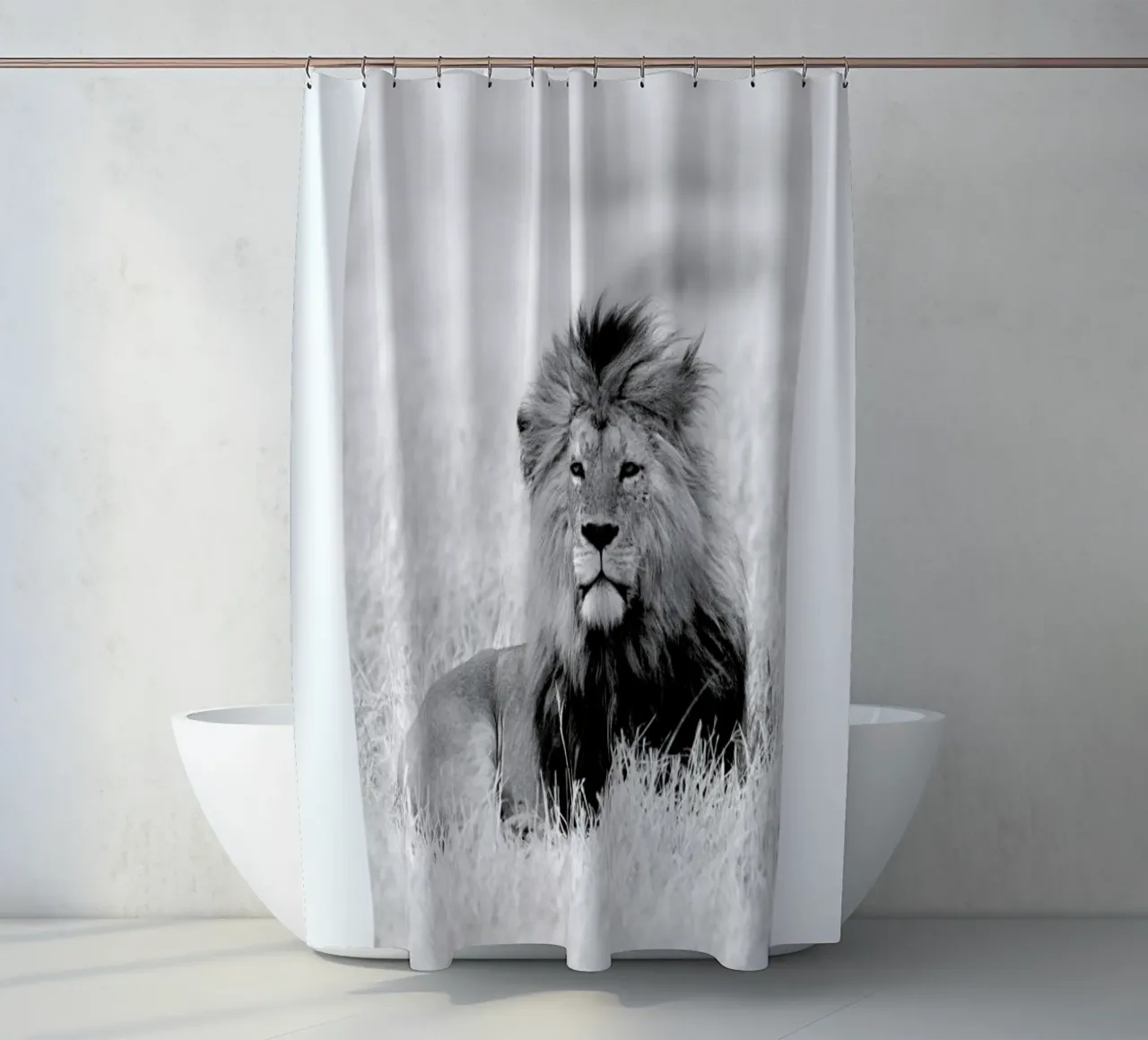 On the Plains shower curtain by Natural Kingdom