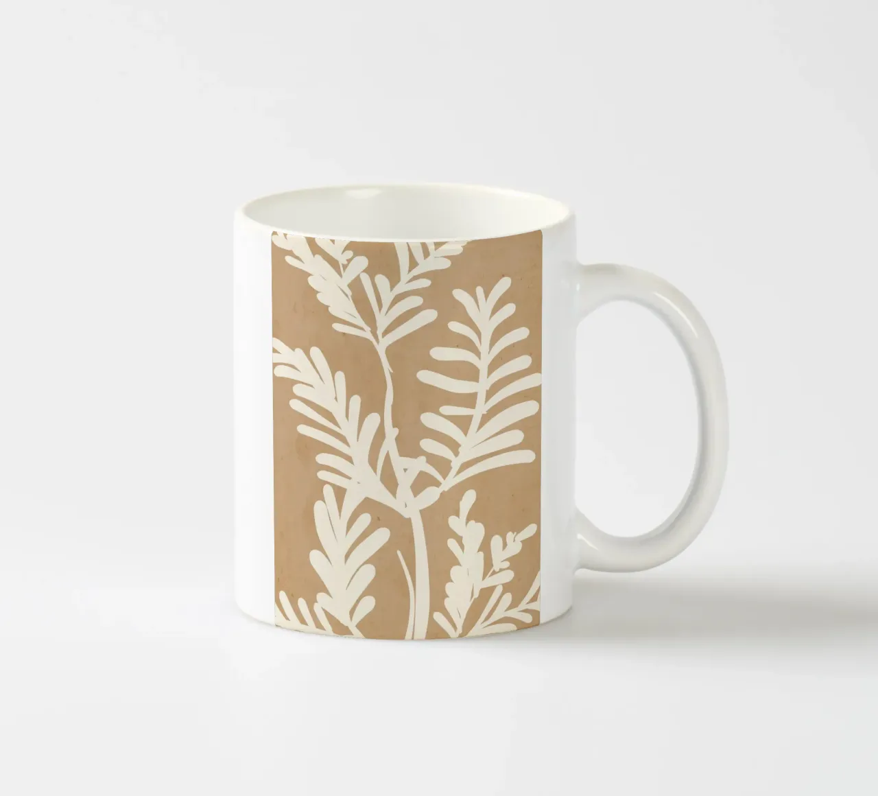 Pianta astratta minimale 6a tazza in ceramica da ThingDesign