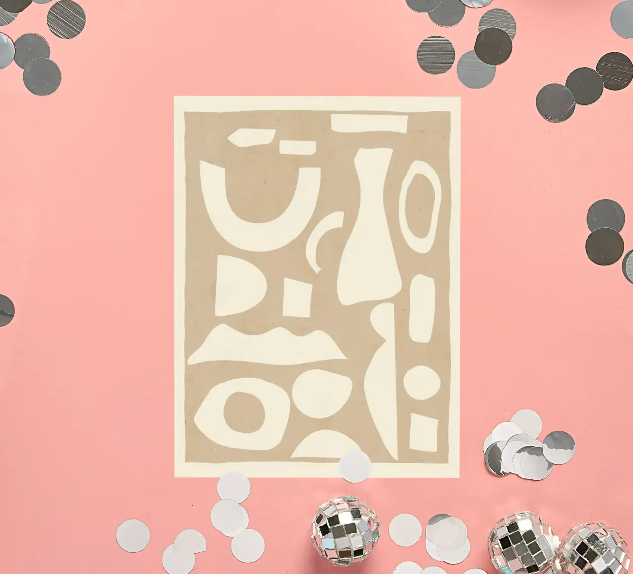 Abstract Shapes 38-9 sticker by ThingDesign