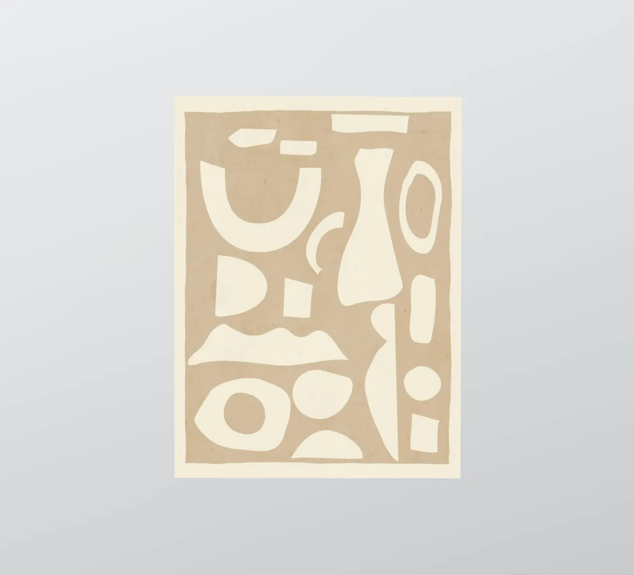 Abstract Shapes 38-9 sticker by ThingDesign