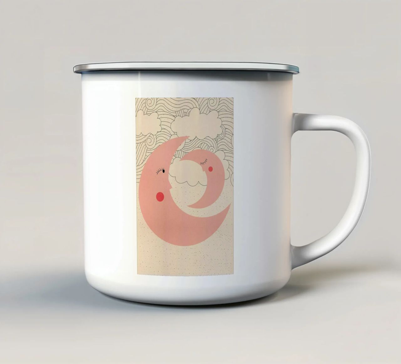 Sweet Dreams tazza in smalto da Little Flourishes