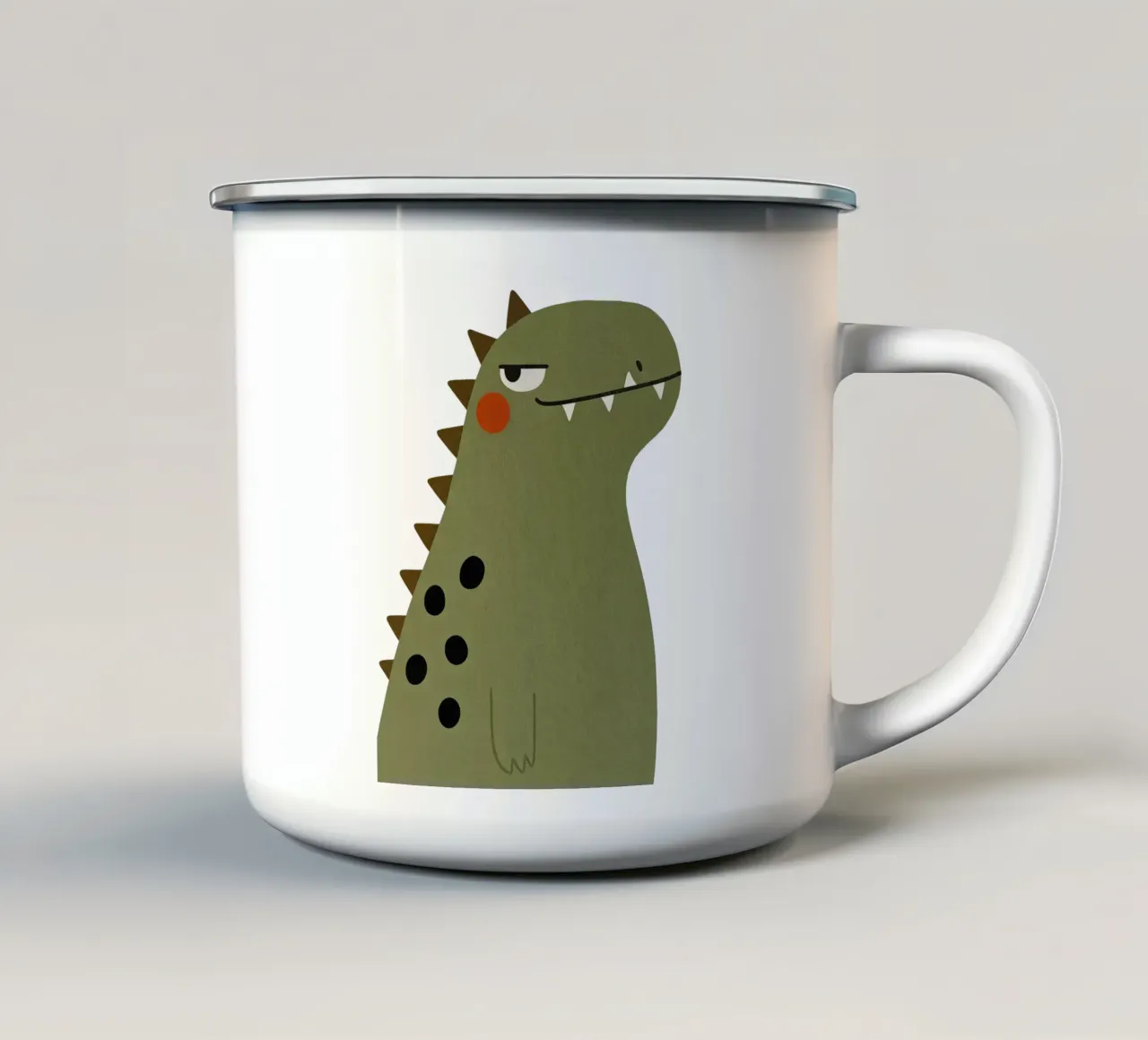 Mr Dino - Piccolo ma potente tazza in smalto da KidzStudio