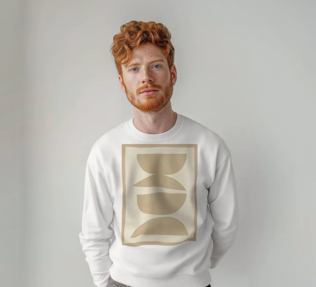 abstrakt minimal 23-6 Sweatshirt von ThingDesign
