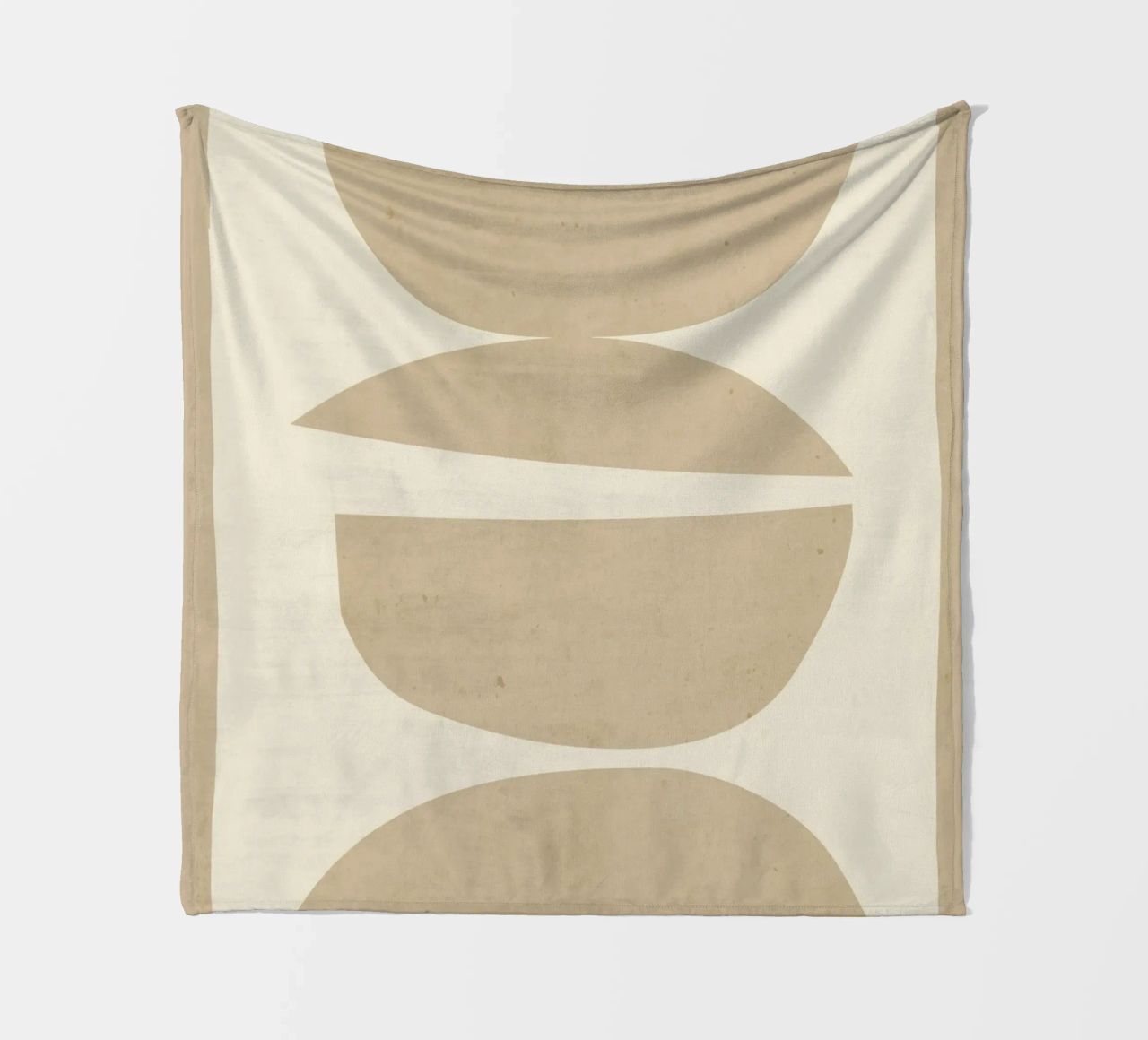 abstrakt minimal 23-6 Fleecedecke von ThingDesign