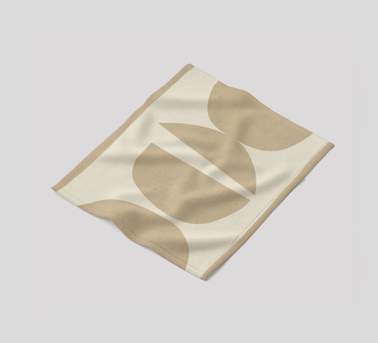 abstrakt minimal 23-6 Fleecedecke von ThingDesign