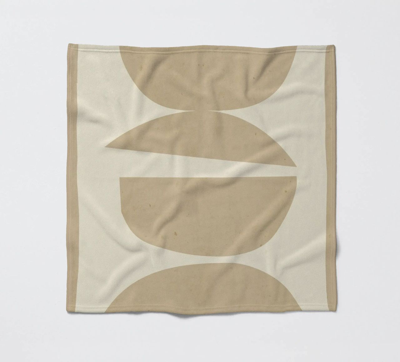 abstrakt minimal 23-6 Fleecedecke von ThingDesign