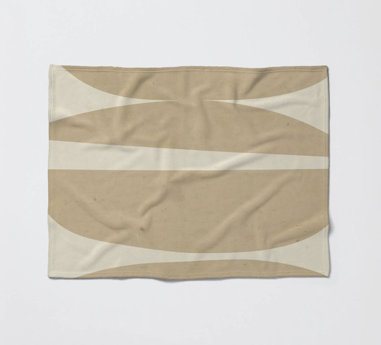 abstrakt minimal 23-6 Fleecedecke von ThingDesign