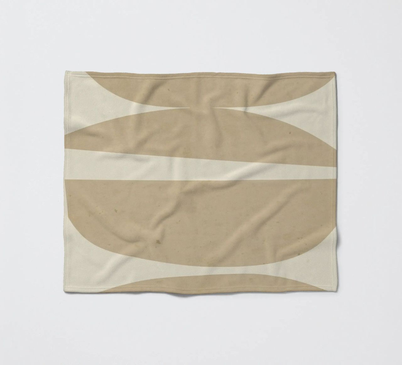 abstrakt minimal 23-6 Fleecedecke von ThingDesign