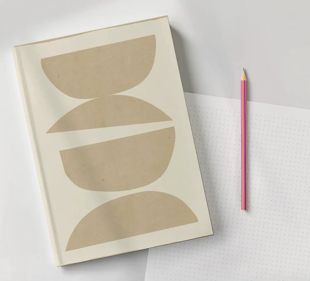 abstrakt minimal 23-6 Notizbuch von ThingDesign