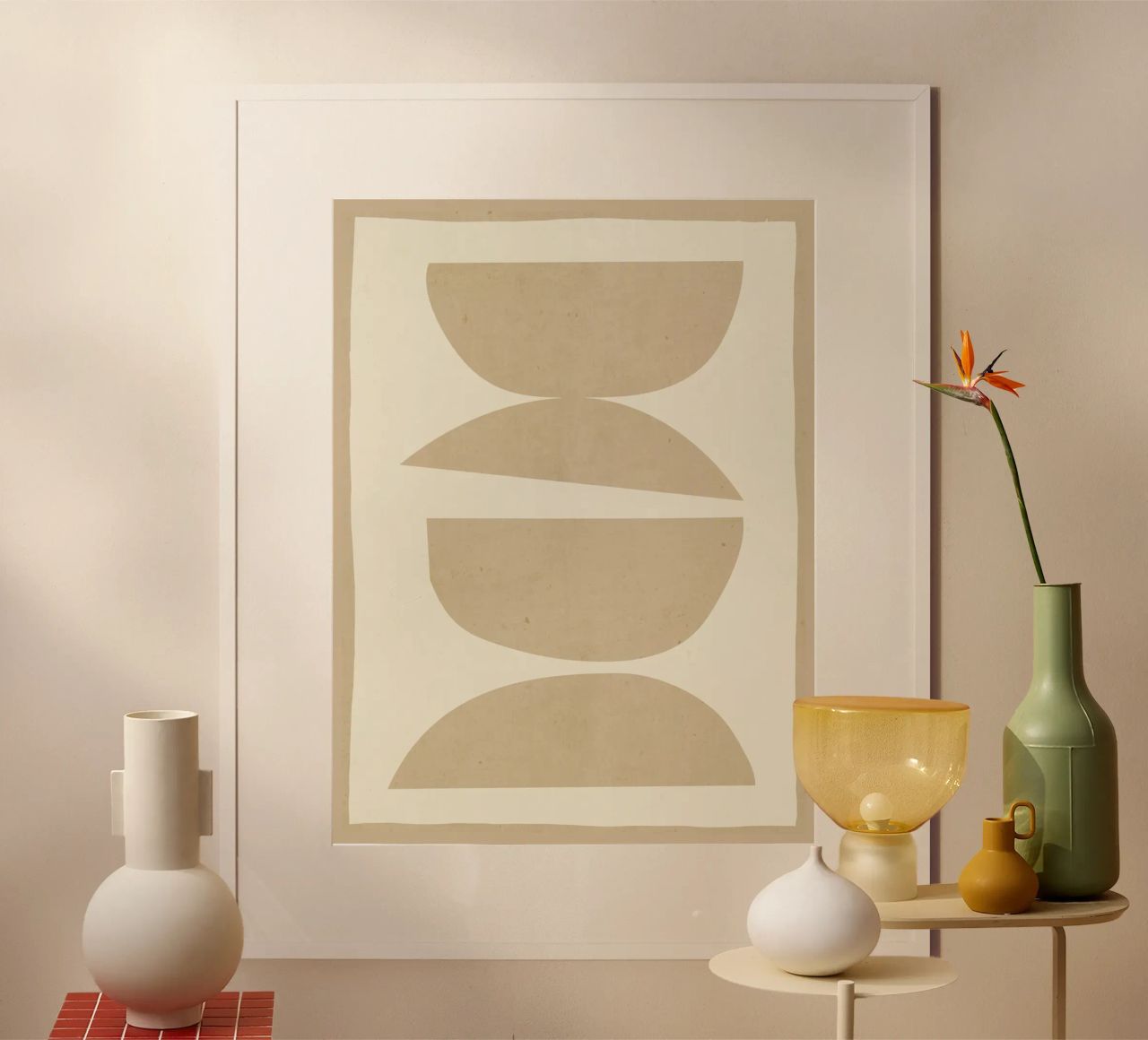abstrakt minimal 23-6 Poster von ThingDesign