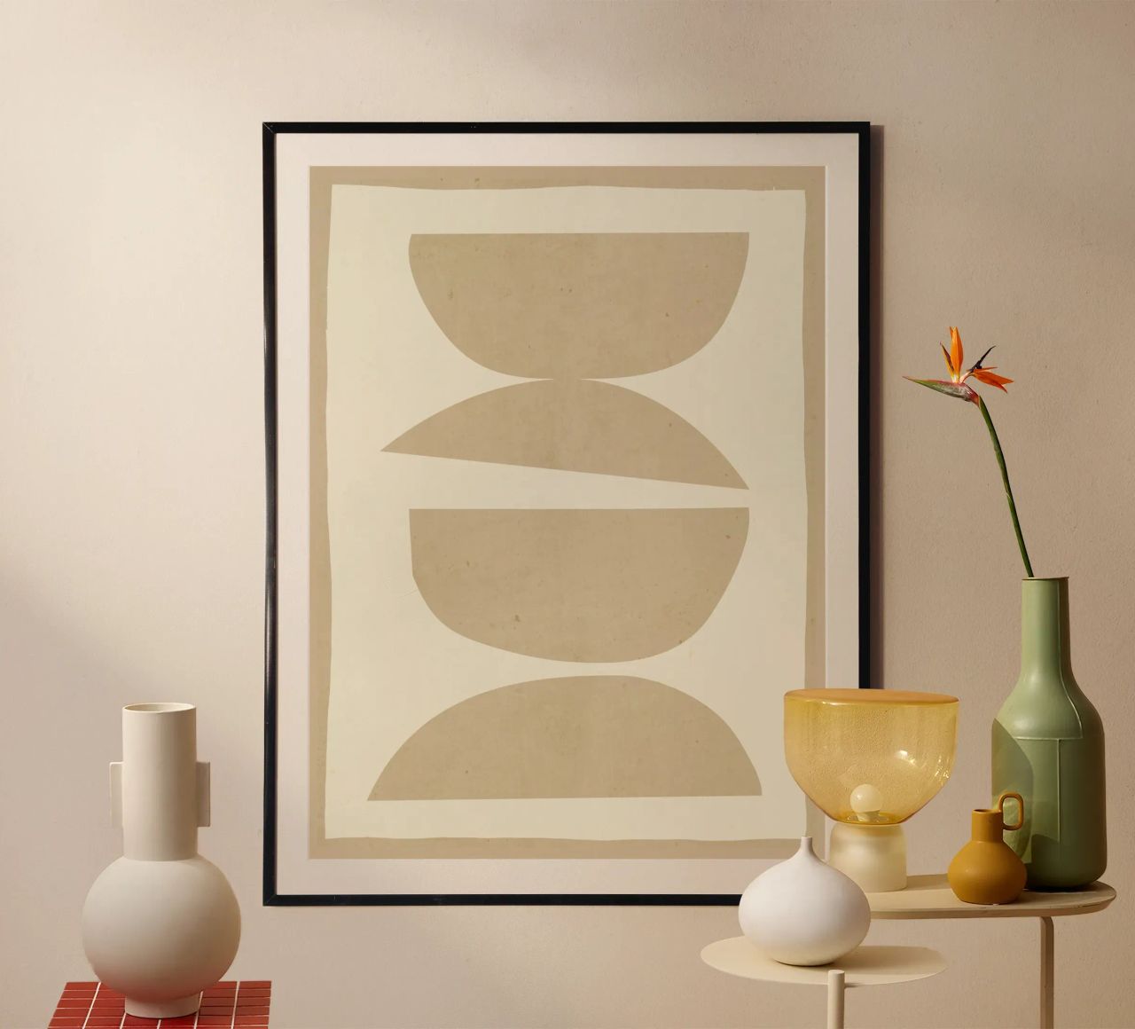 abstrakt minimal 23-6 Poster von ThingDesign