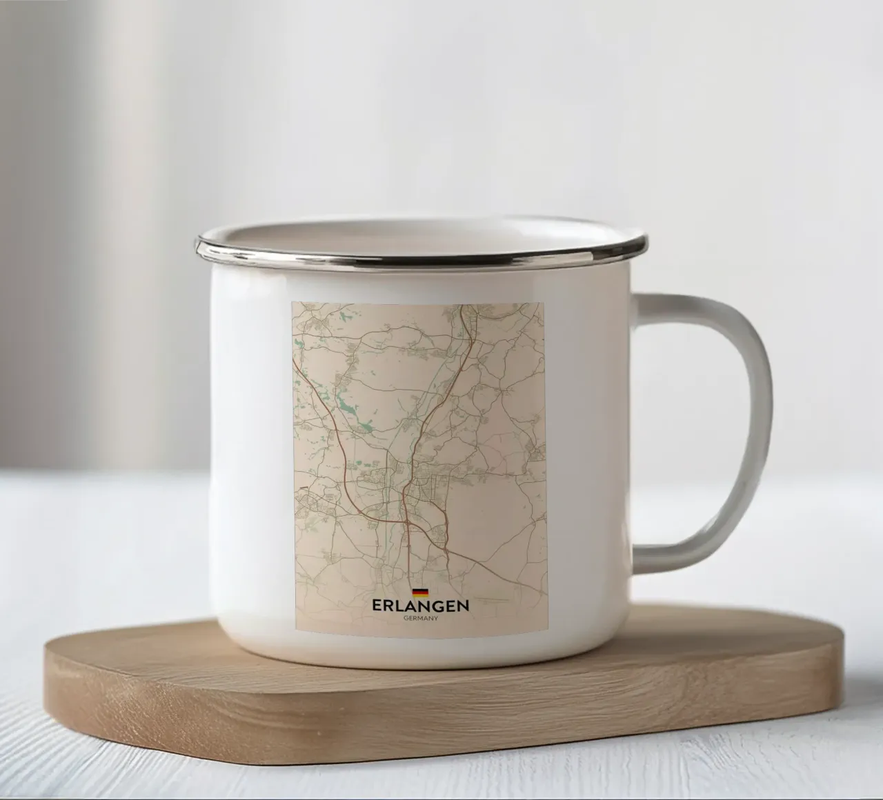 Erlangen DE tazza in smalto da Jacob W MICKELSON