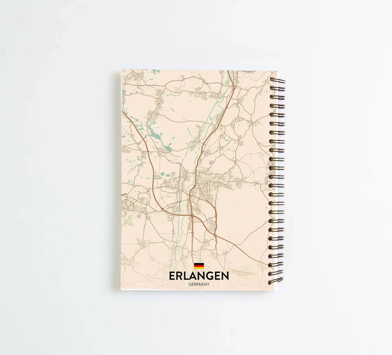 Erlangen DE spiral notebook by Jacob W MICKELSON