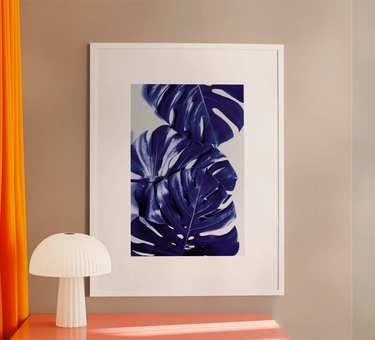 Monstera Blue poster da Elena Veronese