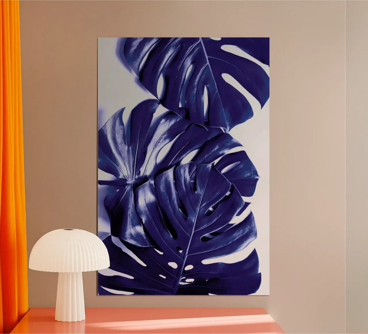 Monstera Blue poster da Elena Veronese