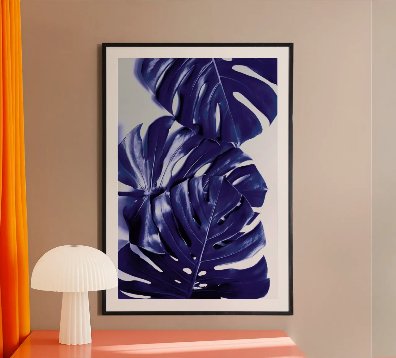 Monstera Blue poster da Elena Veronese