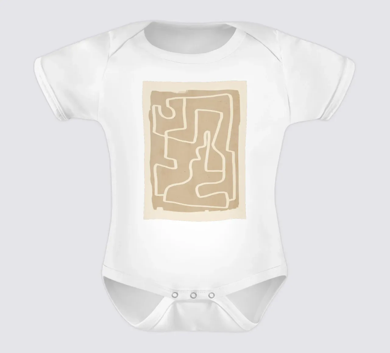Dessin au trait abstrait 143 body bébé de ThingDesign